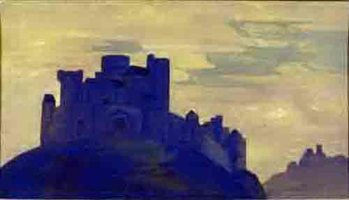 Turn your images into Gouache, Style Transfer, Online, AI, Use Style:Castle. The Doomed City.jpg